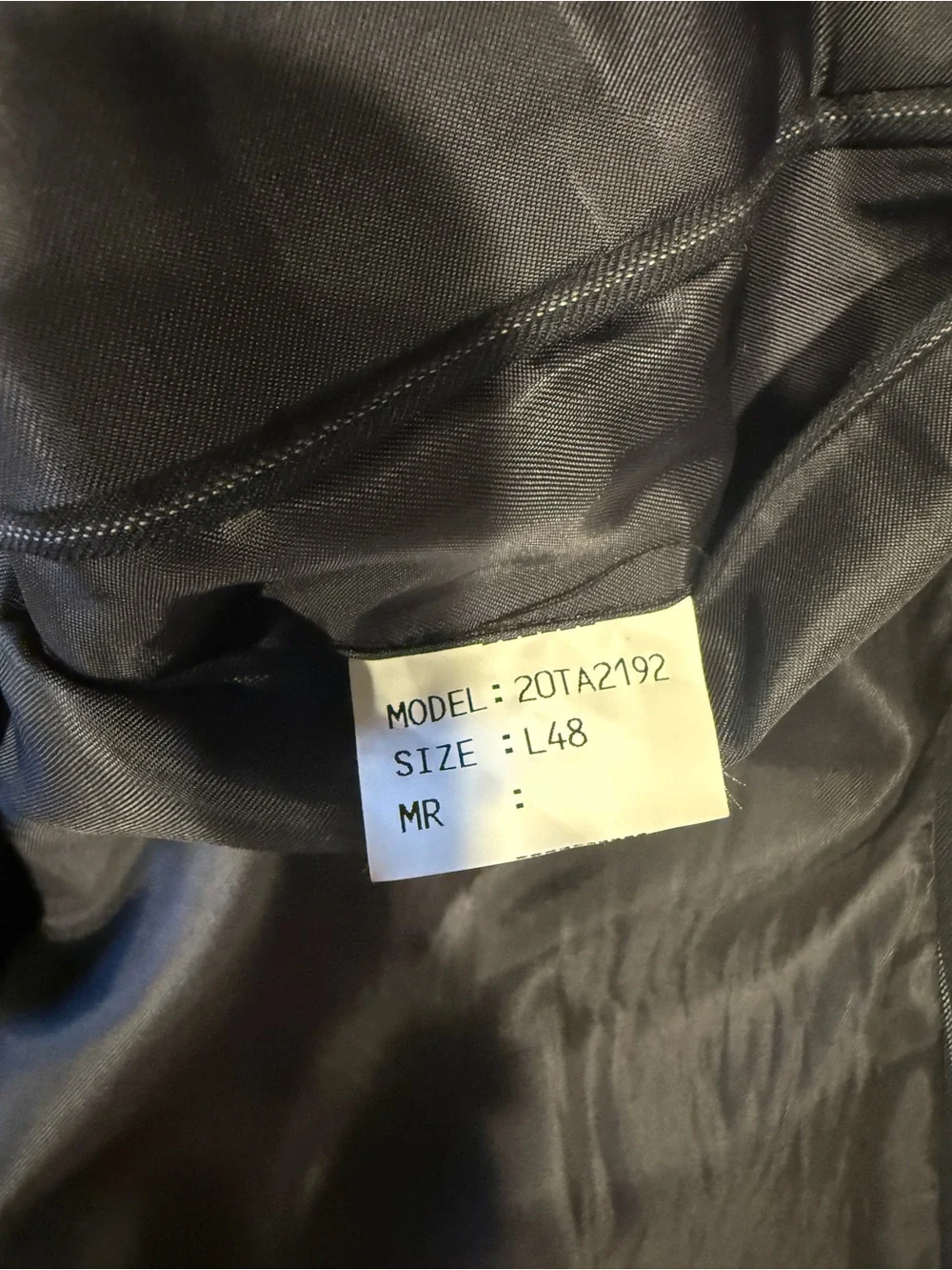 Tasso Elba Navy Pinstripe Suit Jacket